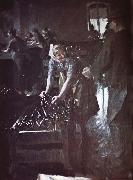 Anders Zorn flaskplockerskan USA oil painting artist